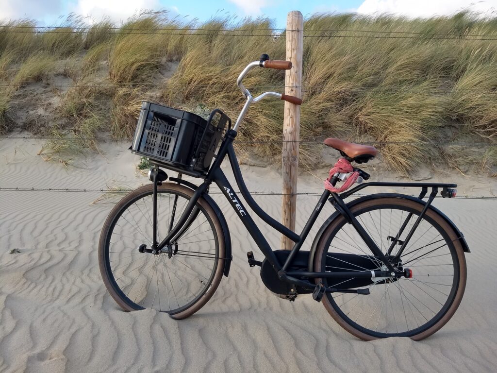 Fahrrad am Strand